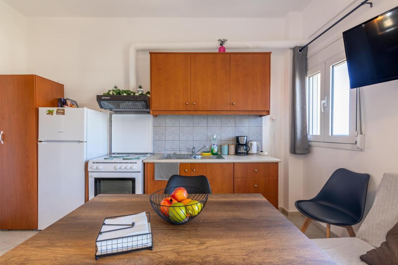 Studio On The Closest Beach To The City! Amoudara Lasithiou المظهر الخارجي الصورة