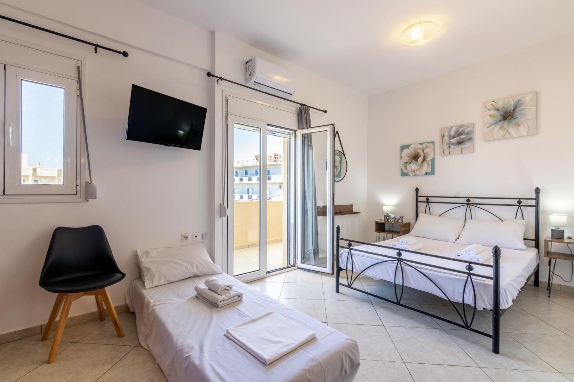 Studio On The Closest Beach To The City! Amoudara Lasithiou المظهر الخارجي الصورة