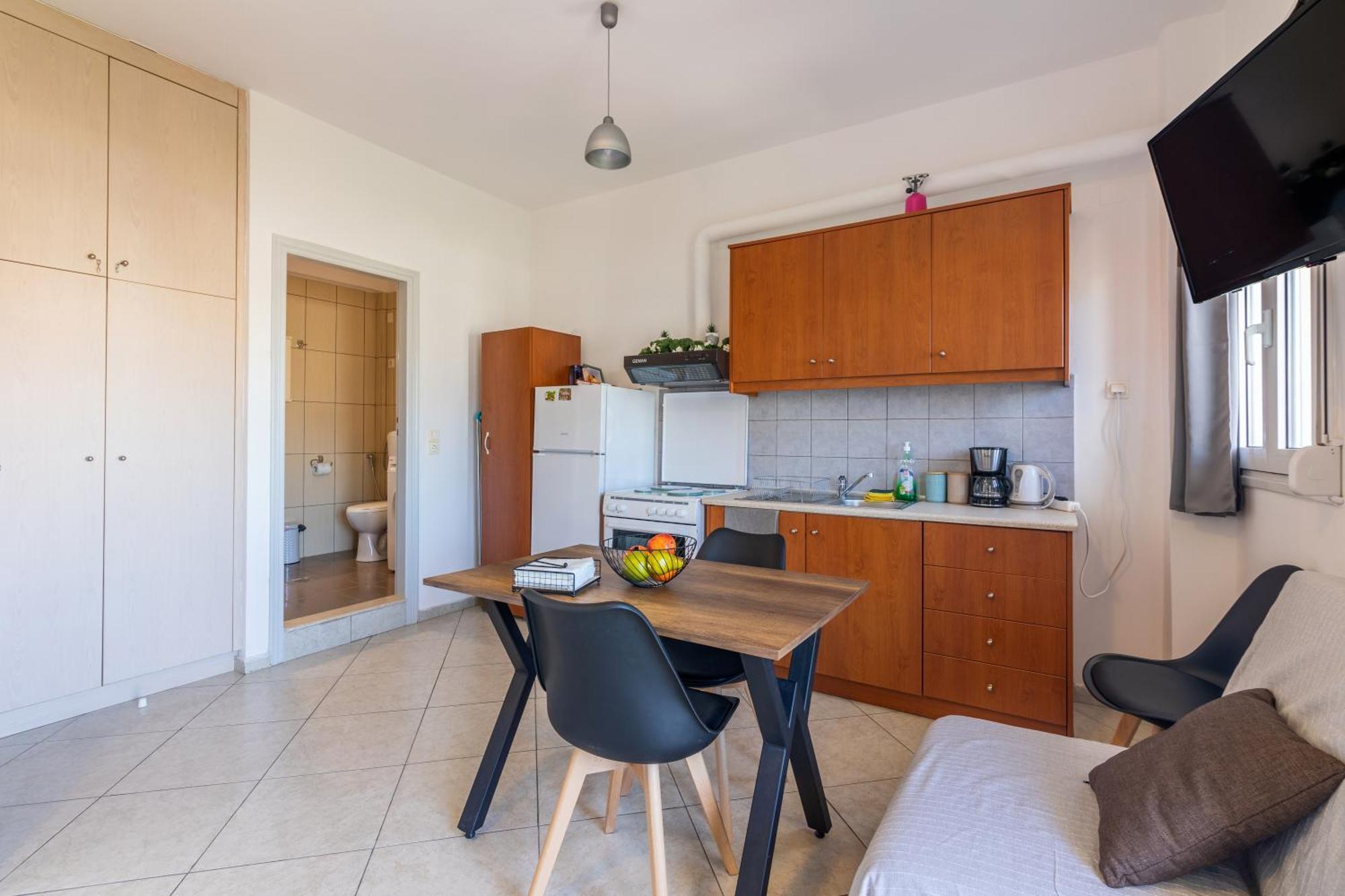 Studio On The Closest Beach To The City! Amoudara Lasithiou المظهر الخارجي الصورة