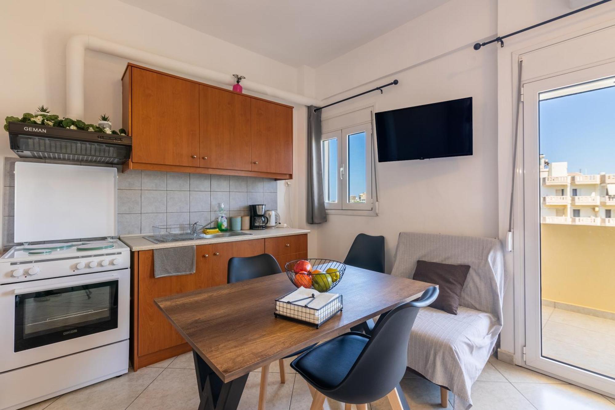 Studio On The Closest Beach To The City! Amoudara Lasithiou المظهر الخارجي الصورة