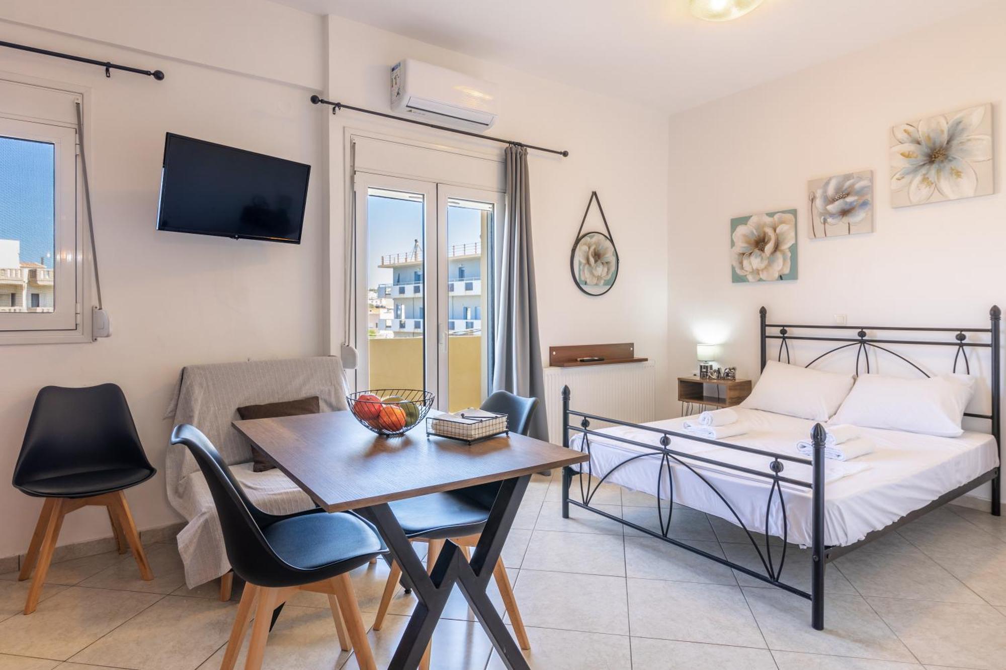 Studio On The Closest Beach To The City! Amoudara Lasithiou المظهر الخارجي الصورة